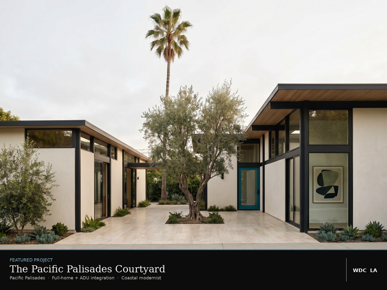 The Pacific Palisades Courtyard
