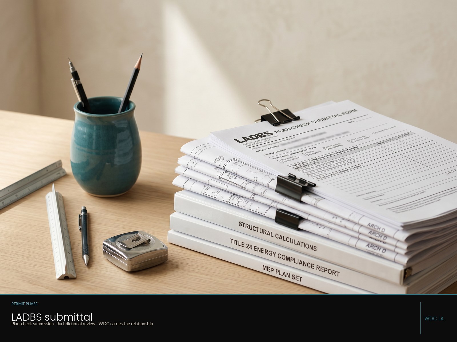 Pre-Construction — permit and mobilization